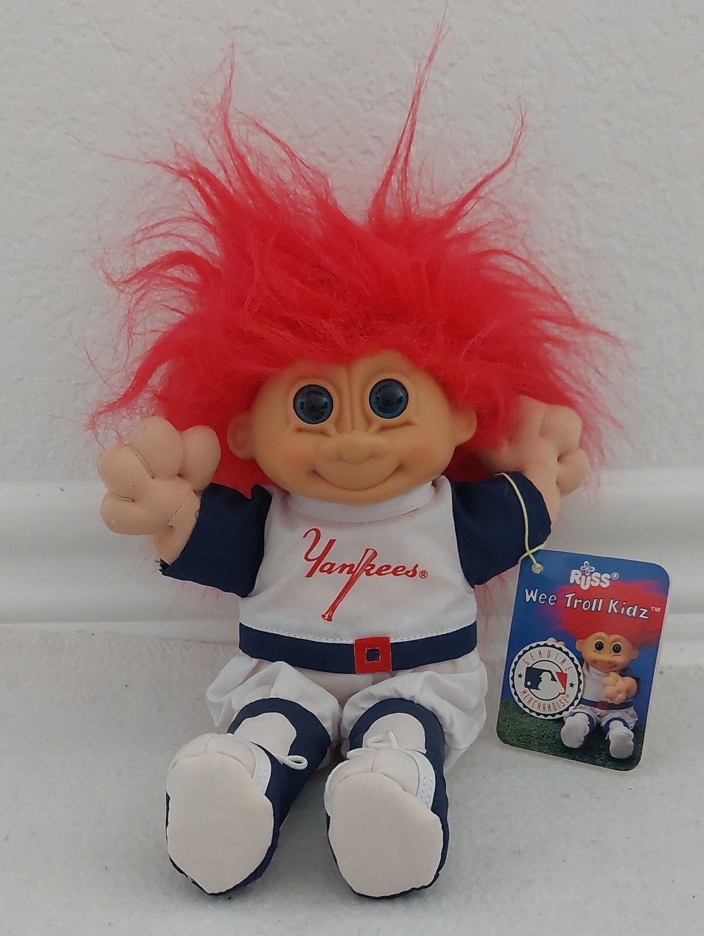 RUSS "YANKEES"  Wee Troll Kidz Good Luck Troll NWT